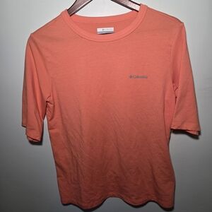 Columbia Vibrant Orange Crewneck Tee